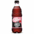 Dr Pepper Strawberries & Cream Zero Sugar Soda - Soft Cream Swirl, 20 fl oz Bottle