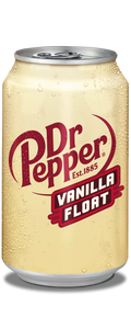 Dr Pepper Vanilla Float Soda - Vanilla Swirl, 12 fl oz Cans, 12-Pack