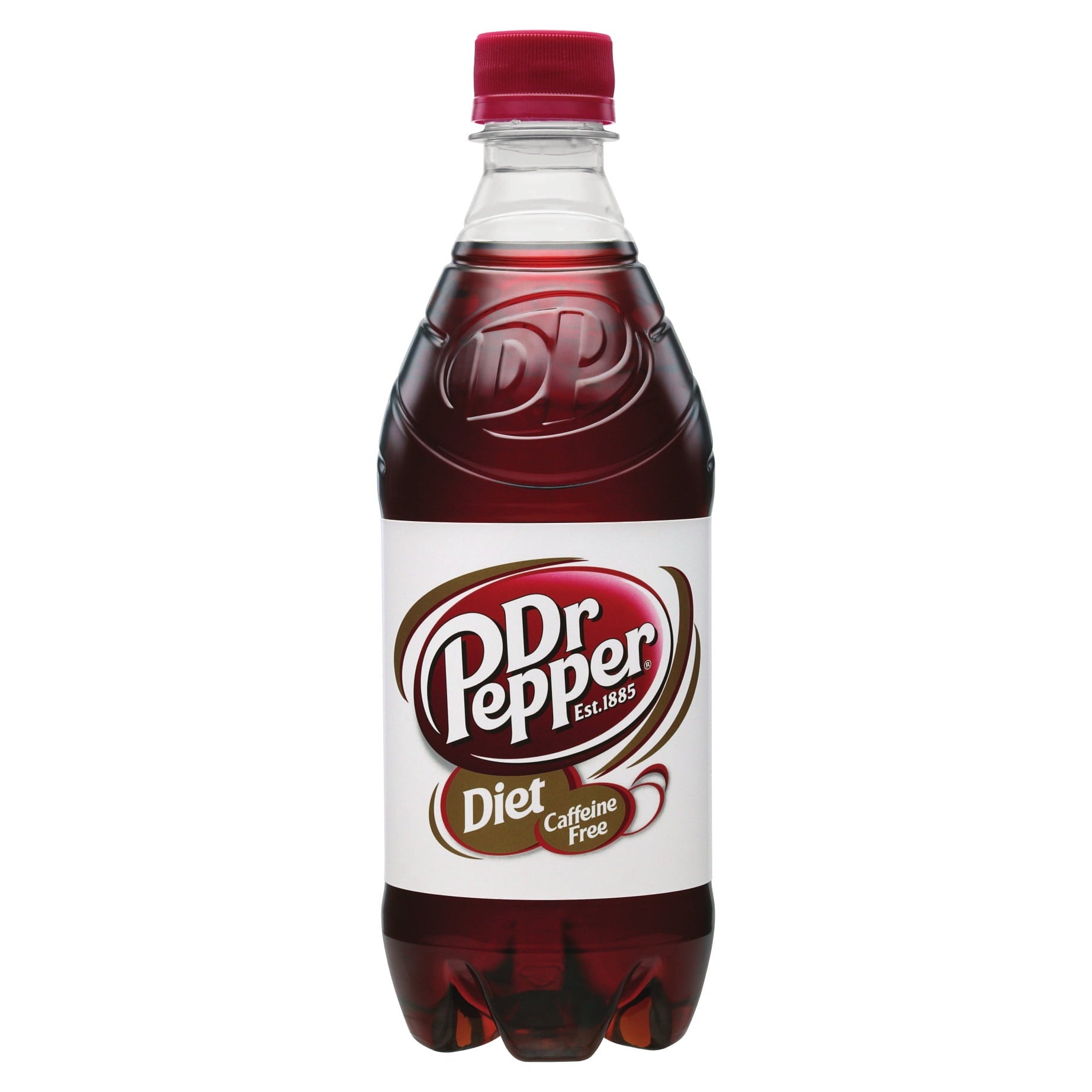 Caffeine Free Diet Dr Pepper Soda - Light Pour, 20 fl oz Bottle