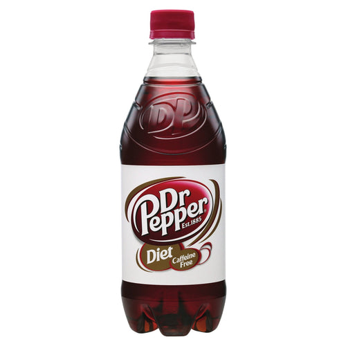 Caffeine Free Diet Dr Pepper Soda - Light Pour, 20 fl oz Bottle