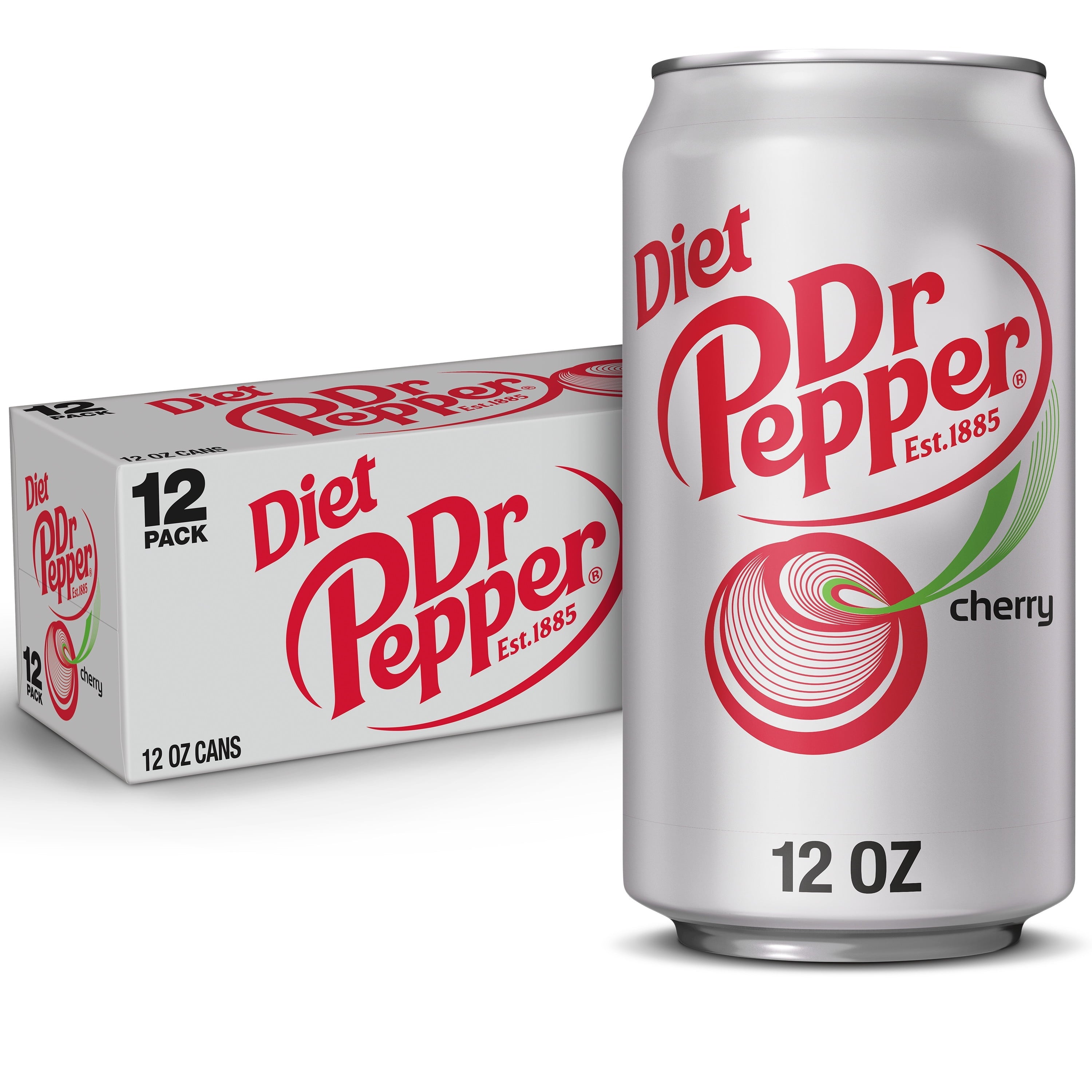 Diet Dr Pepper Cherry Soda - Diet Refresh, 12 fl oz Cans, 12-Pack