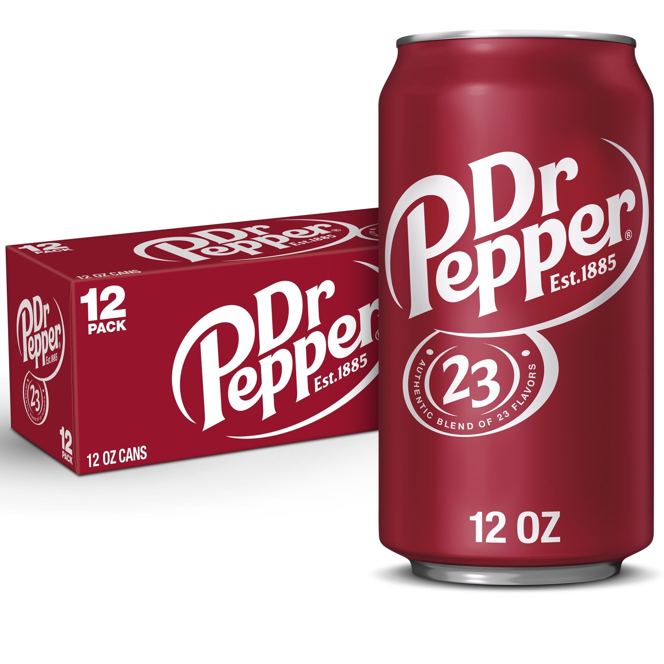 Dr Pepper Original Soda - Classic Original, 12 fl oz Cans, 12-Pack