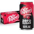 Dr Pepper Cherry Zero Sugar Soda - Classic Sip, 12 fl oz Cans, 12-Pack