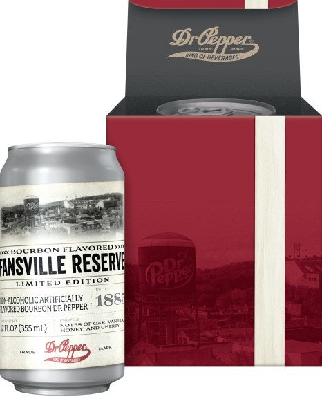 Dr Pepper Bourbon Flavored Fansville Reserve - Reserve Pour, Limited Sealed Collector Release